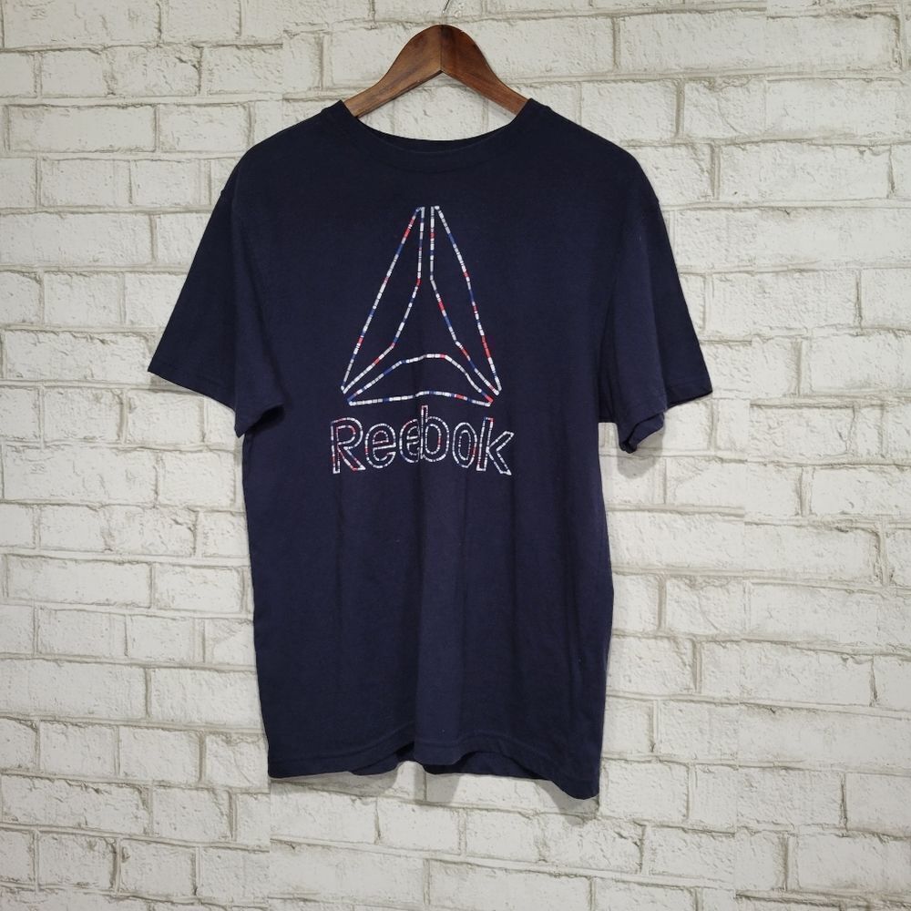 Reebok navy graphic tee‎